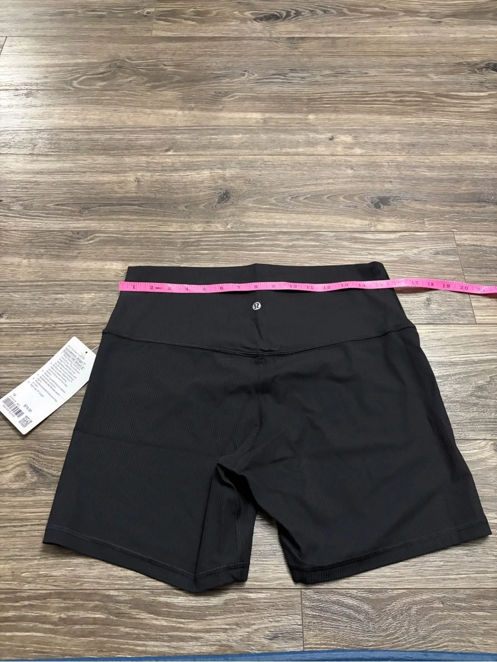 NWT Lululemon Align Ribbed High-Rise Short 6” (Black) Size 14